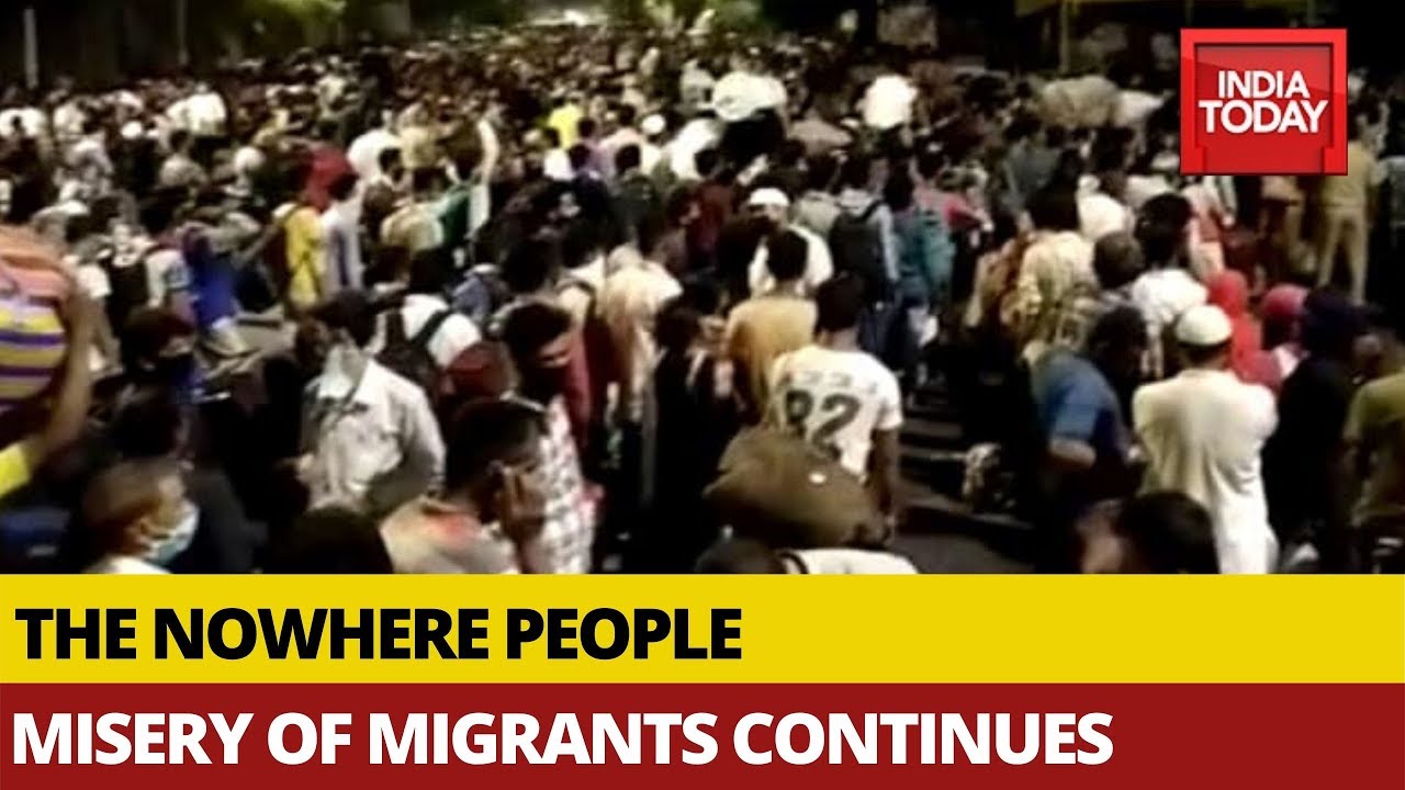 Sea Of Migrants Gathered At Mumbai's LTT; Got Stranded After Trains Delayed, Cancelled