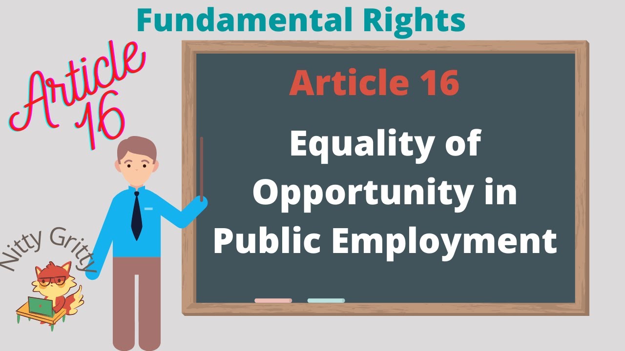 Article 16 | Reservation in Government Jobs | UPSC Polity in English