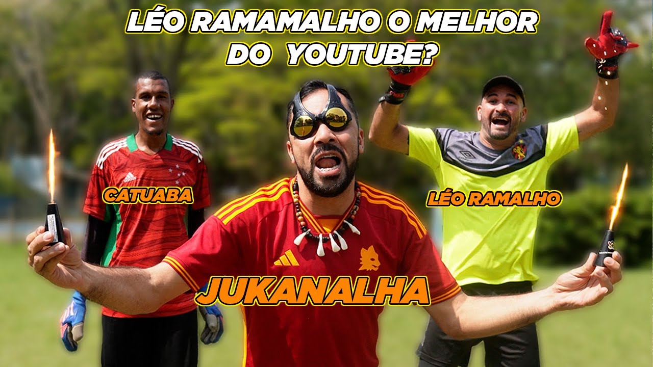 Pegou FOGO! L&eacute;o Ramalho MELHOR GOLEIRO do YOUTUBE?