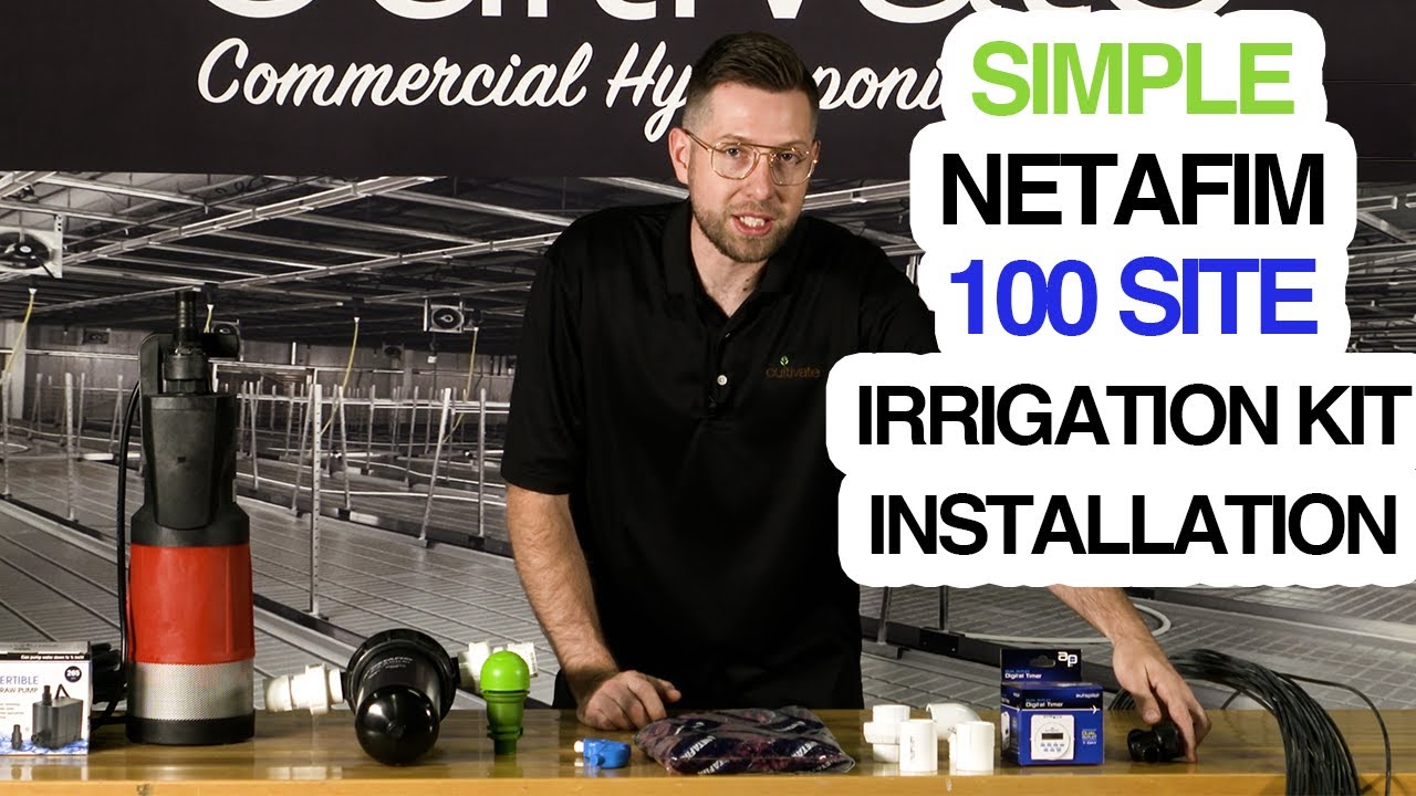 SIMPLE NETAFIM 100 SITE IRRIGATION KIT INSTALLATION