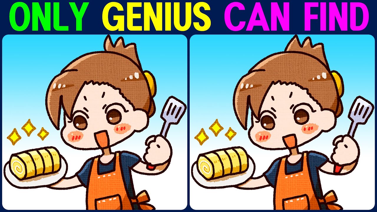 【Find the Difference】 Only Genius Can Spot The Difference!