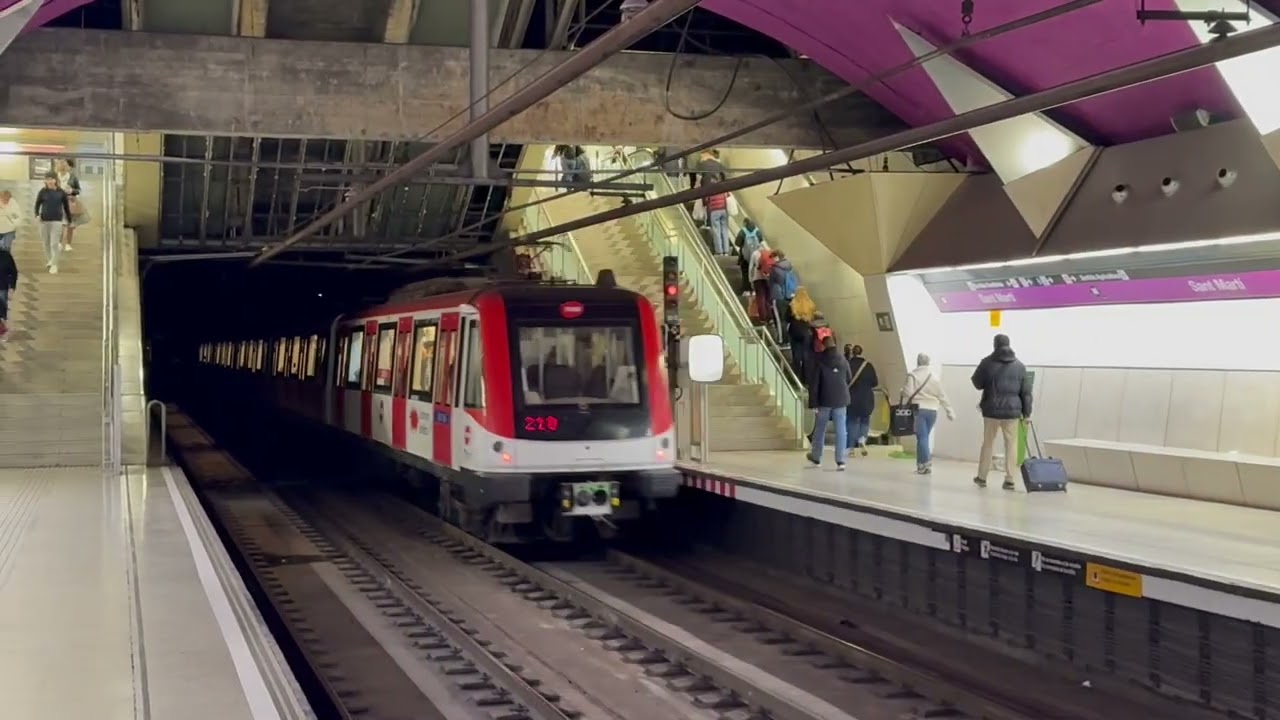 Metro de Barcelona L2: Sant Martí (Serie 9000)