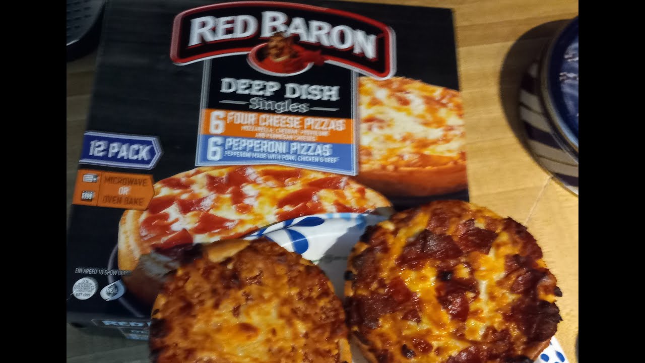 RED BARON | Singles Deep Dish Cheese & Pepperoni Pizzas