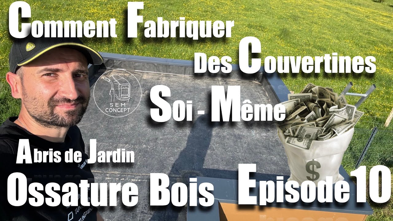 Comment fabriquer, plier des couventines pour poser sur mur ou acrotères