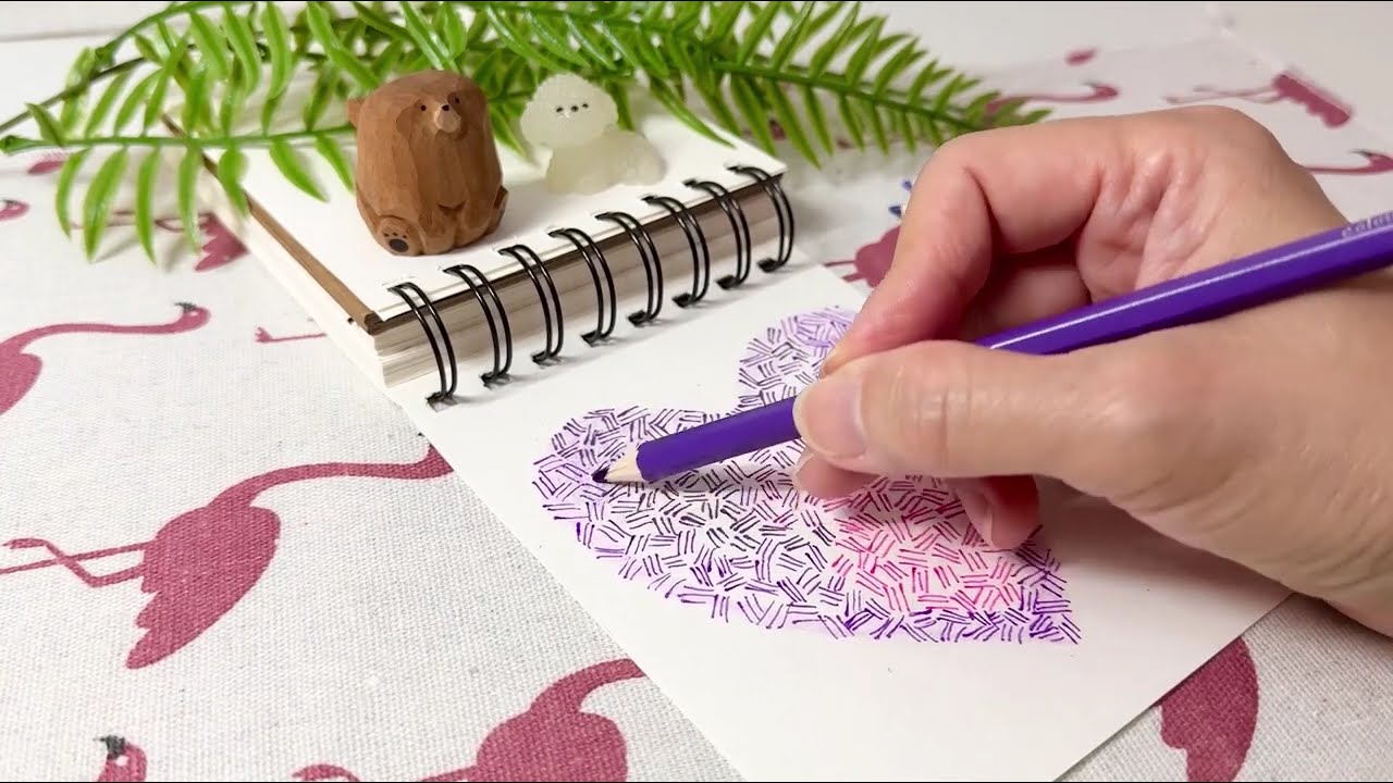 Auntie Doodle - Can Lines Make a Heart? | Doodle Art