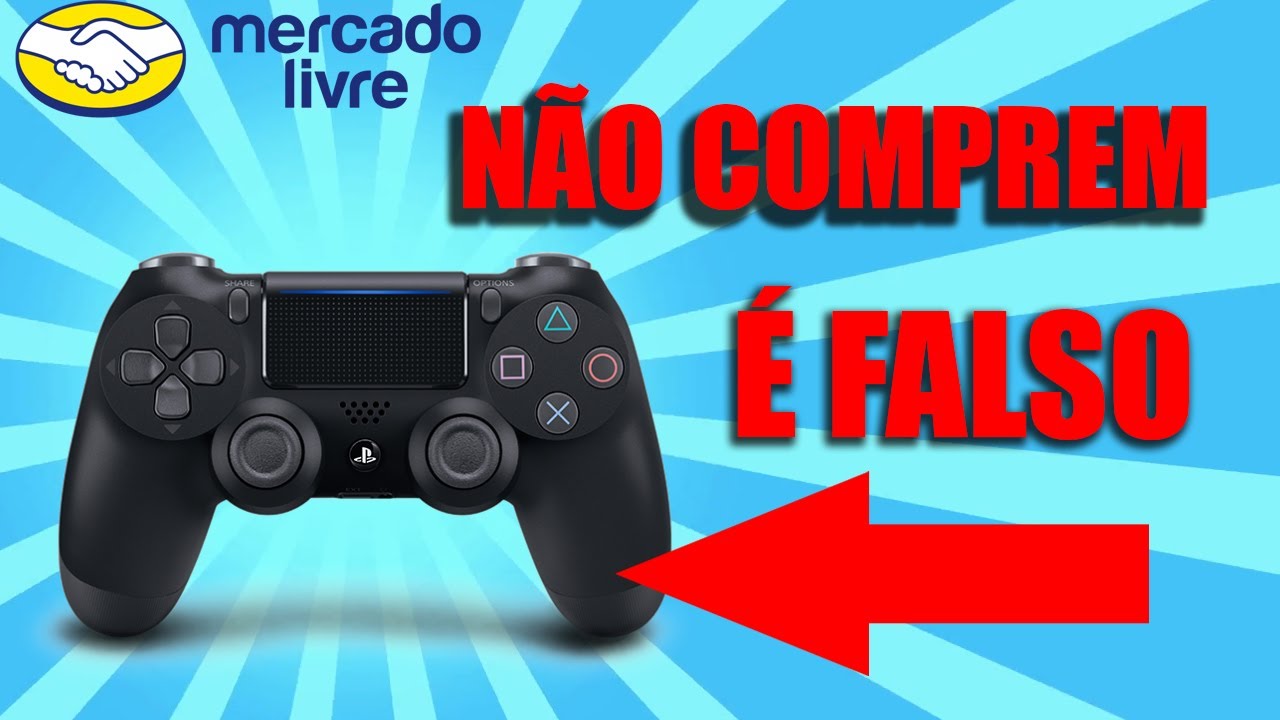 Como COMPRAR controle PS4 ORIGINAL