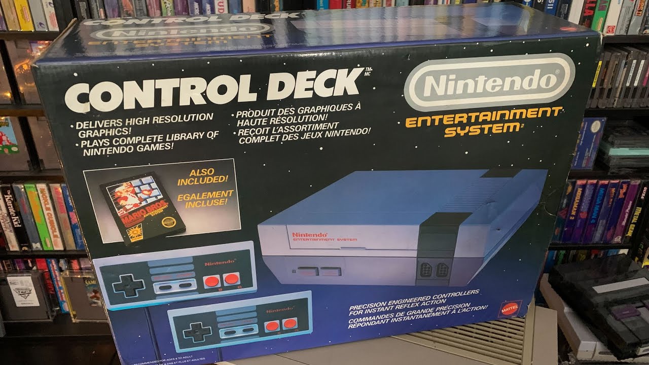 Retro Unboxing - Mattel Control Deck NES - ASMR
