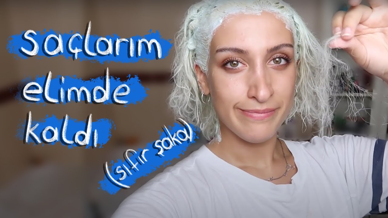 Evde Saç Yakmak 🙃 | Gri Saç Yine Can Aldı...
