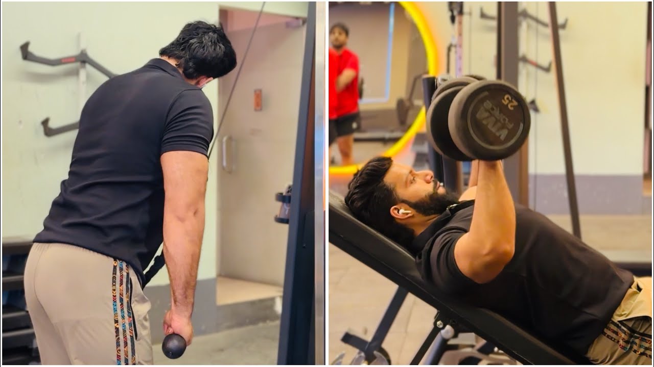 Day-145 || Chest + Triceps + Side Obliques Intense Workout Routine | Build Muscle & Burn Stubborn….