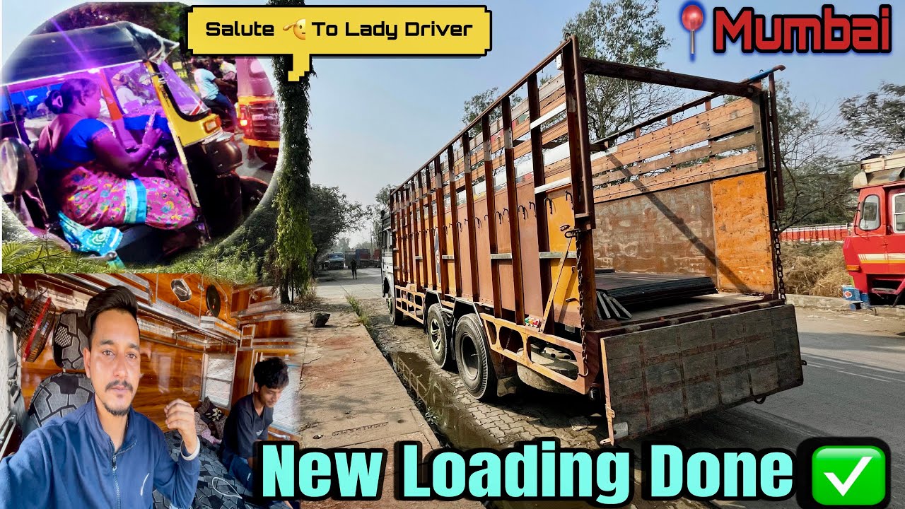 New Loading Confirmed ✅ From Mumbai || Salute 🫡 To Lady Auto Driver || #vlog #mumbai