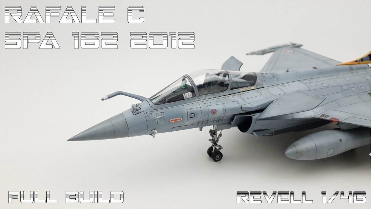 FULL VIDEO BUILD Revell 1/48 Rafale C Spa162 2012