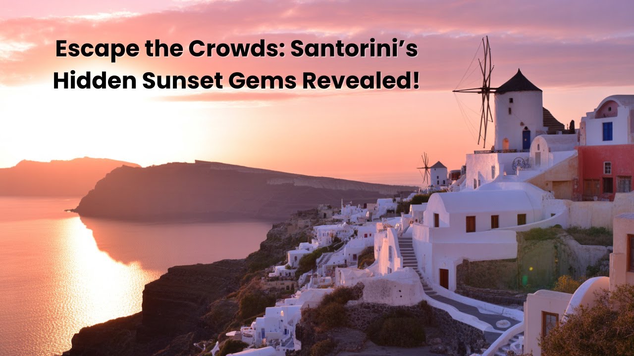Escape the Crowds: Santorini’s Hidden Sunset Gems Revealed!