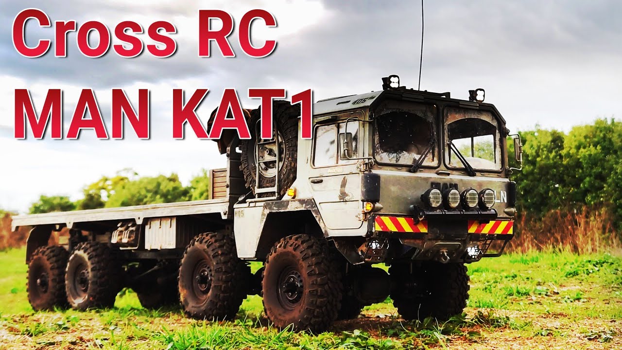 Cross RC MC8 Army Off Road MAN KAT1 1:12th Scale Remote Control 8x8 Truck Holmes Hobbies Revolver