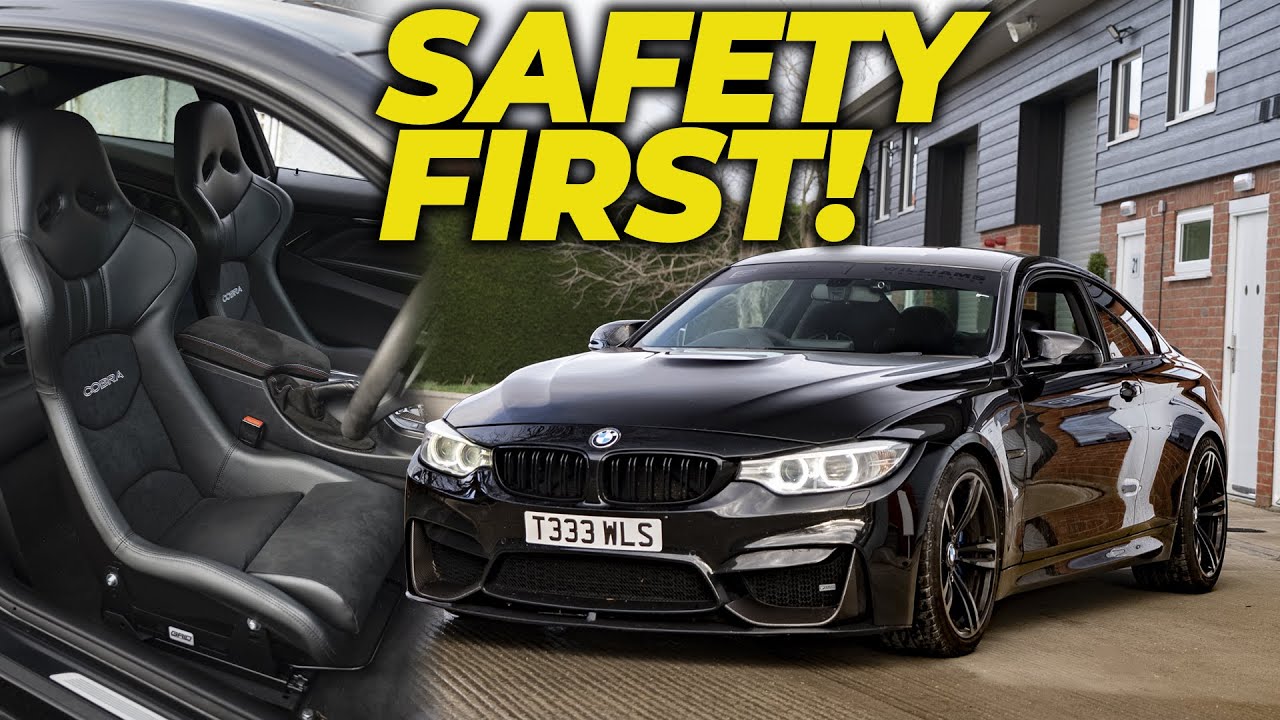 Fitting Bucket Seats into The 'CHEAP' BMW M4 *BEST SEATS FOR M CARS*