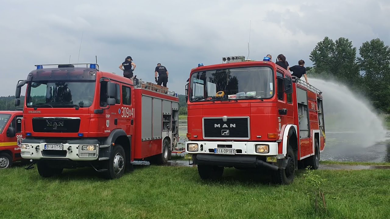 Przyducha ryb w Supraślu. Trwa akcja Straży Pożarnej