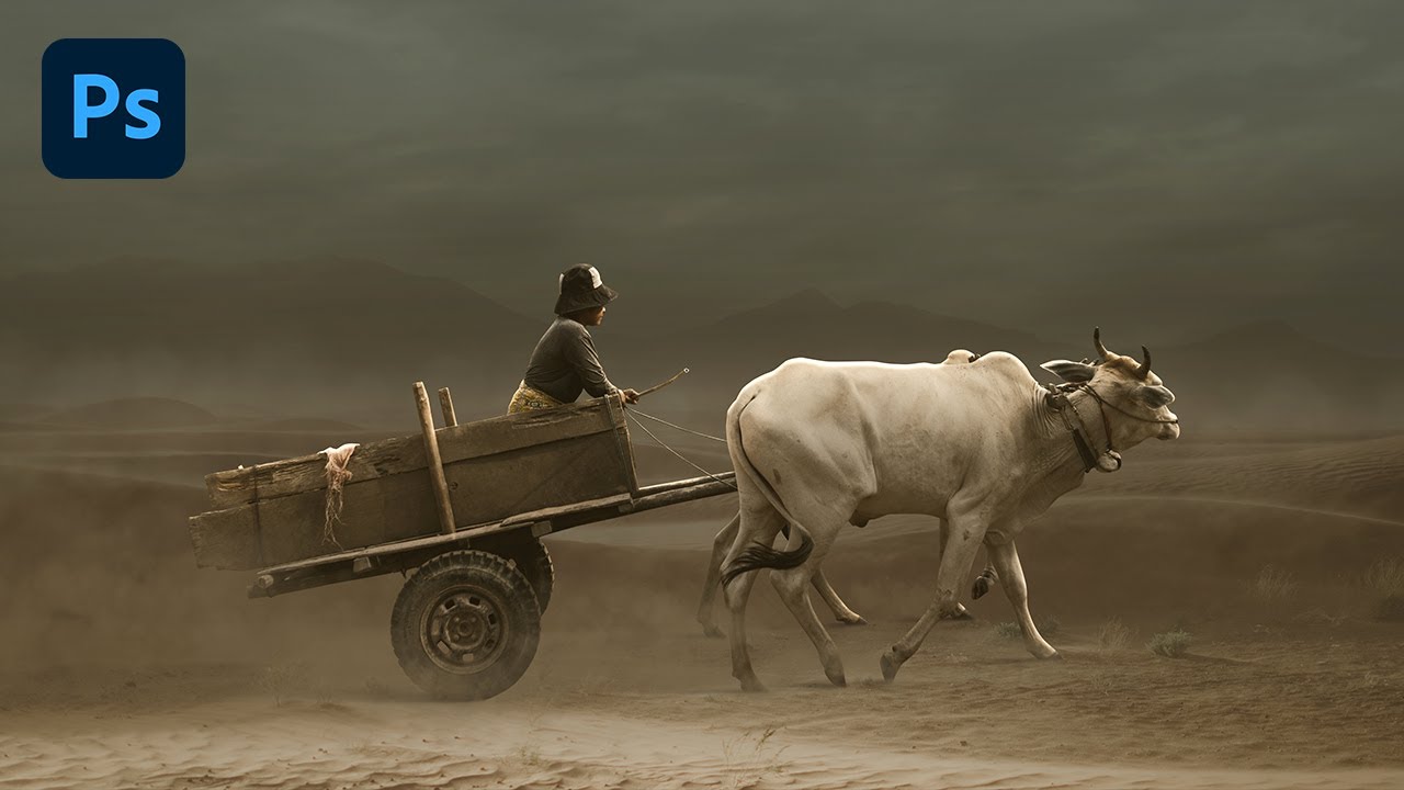 Creating a Dramatic Desert Dust Storm Effect in Photoshop