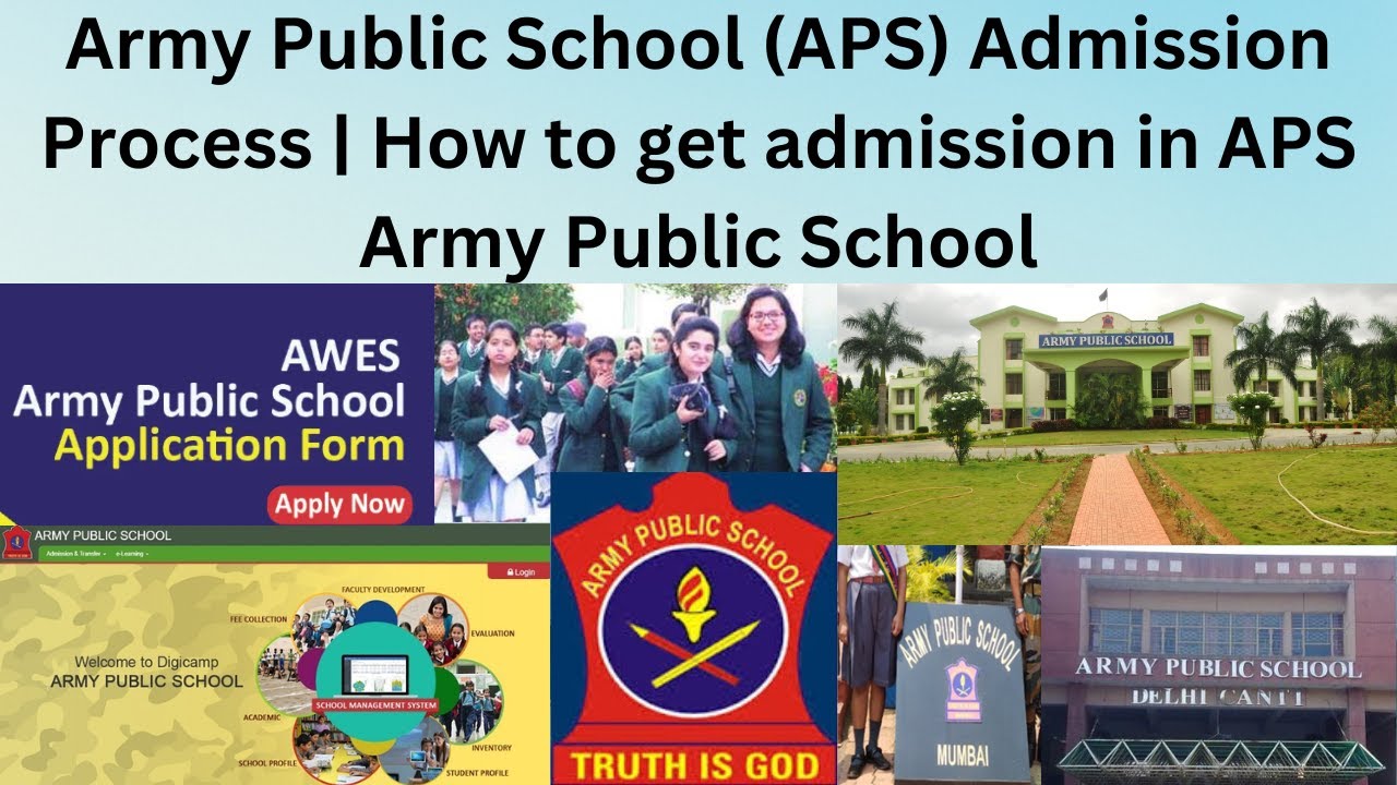 Army Public School Admission Process | How to get admission in APS Army Public School