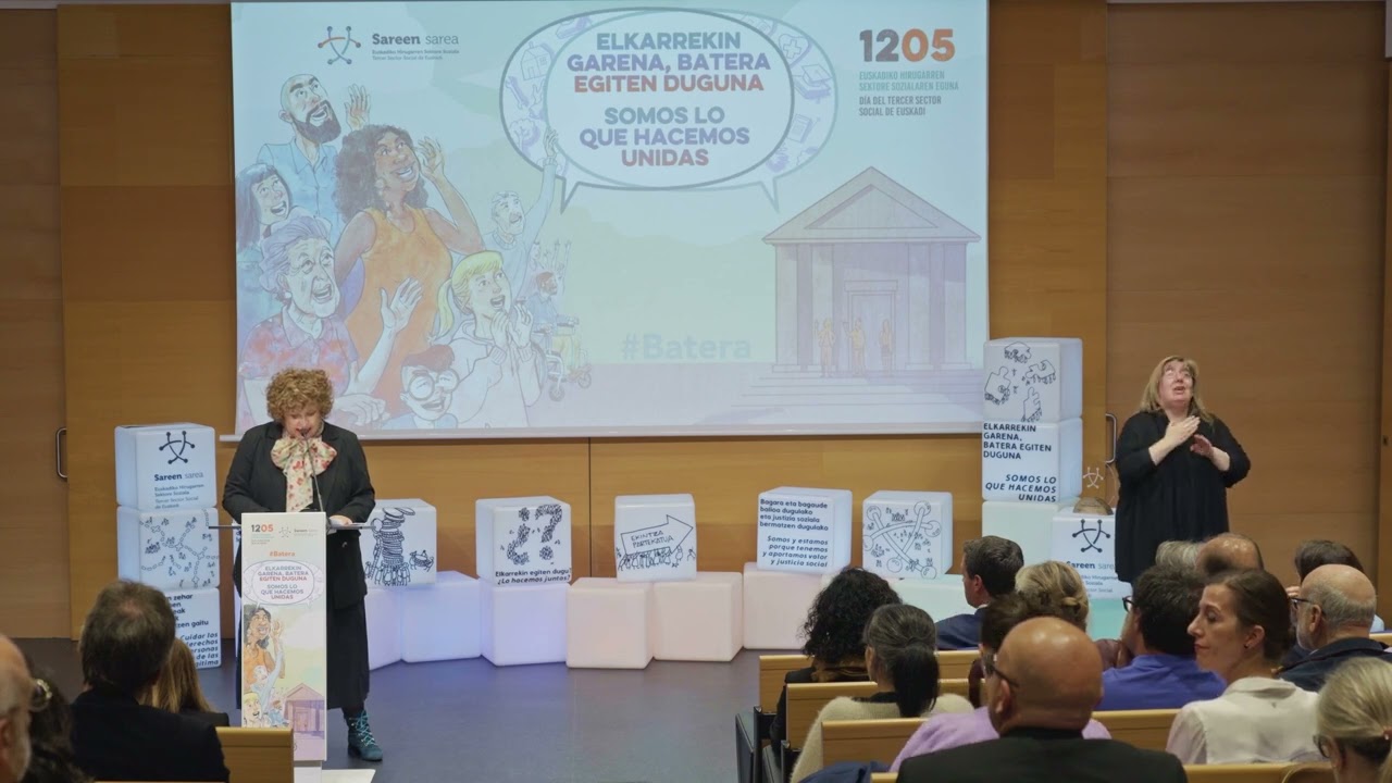 Soraia Chaconen hitzak 2025eko EHSSren Egunean