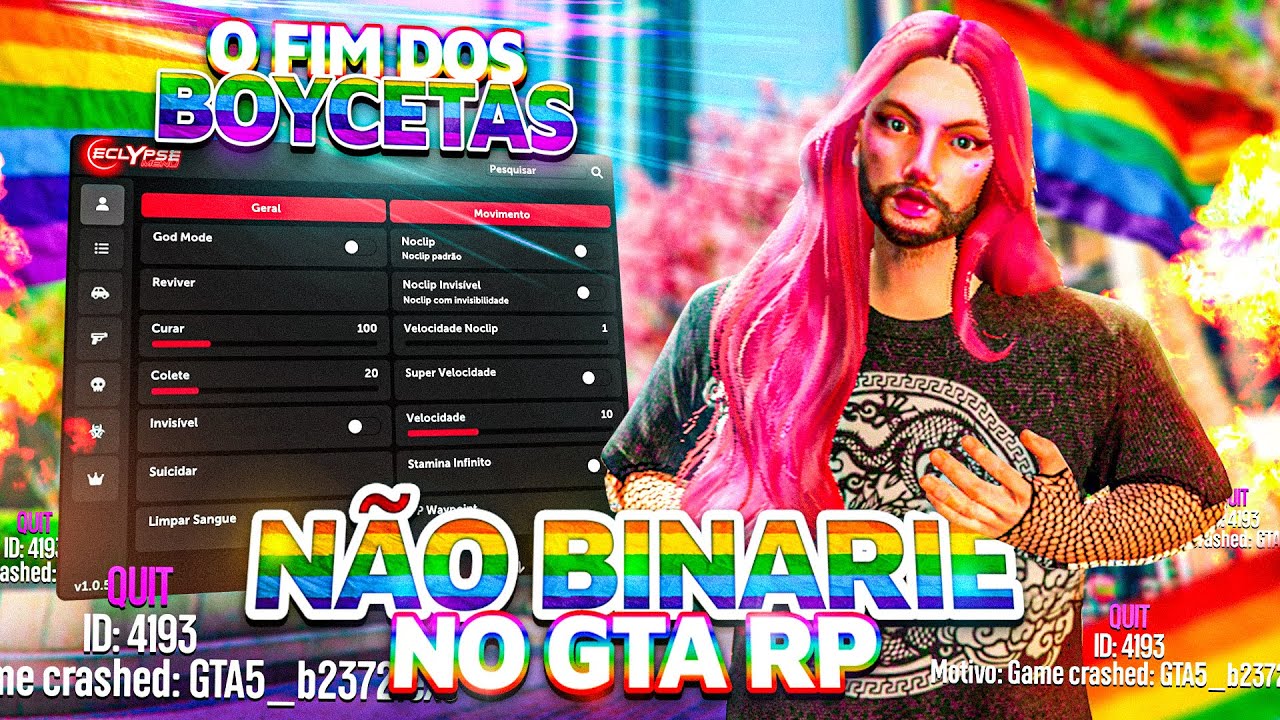 NÃO BINARIE DESLIGANDO O SERVIDOR NO GTA RP/FIVEM - ECLYPSE MENU