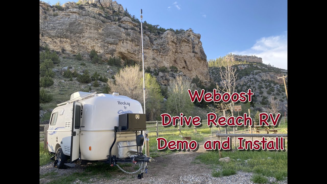 Weboost Drive Reach RV Cell Phone Booster - Demo and Install for Casita