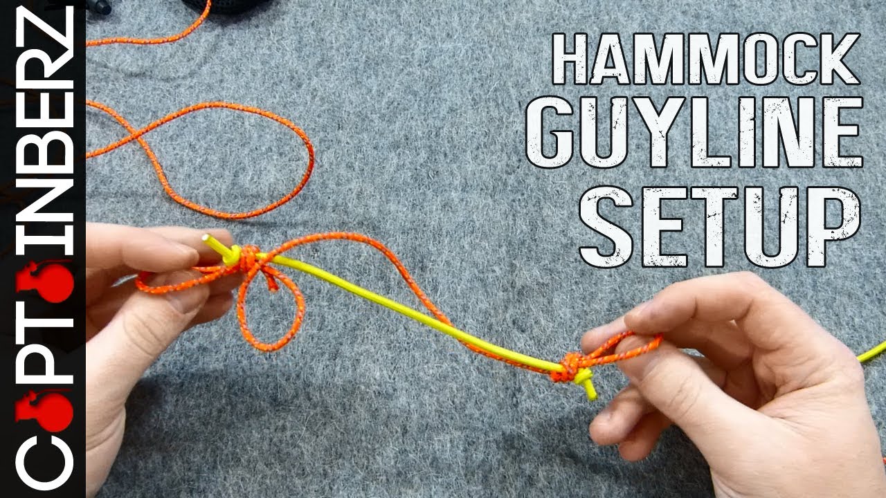 Hammock/Tarp Guyline or Tie Outs Setup