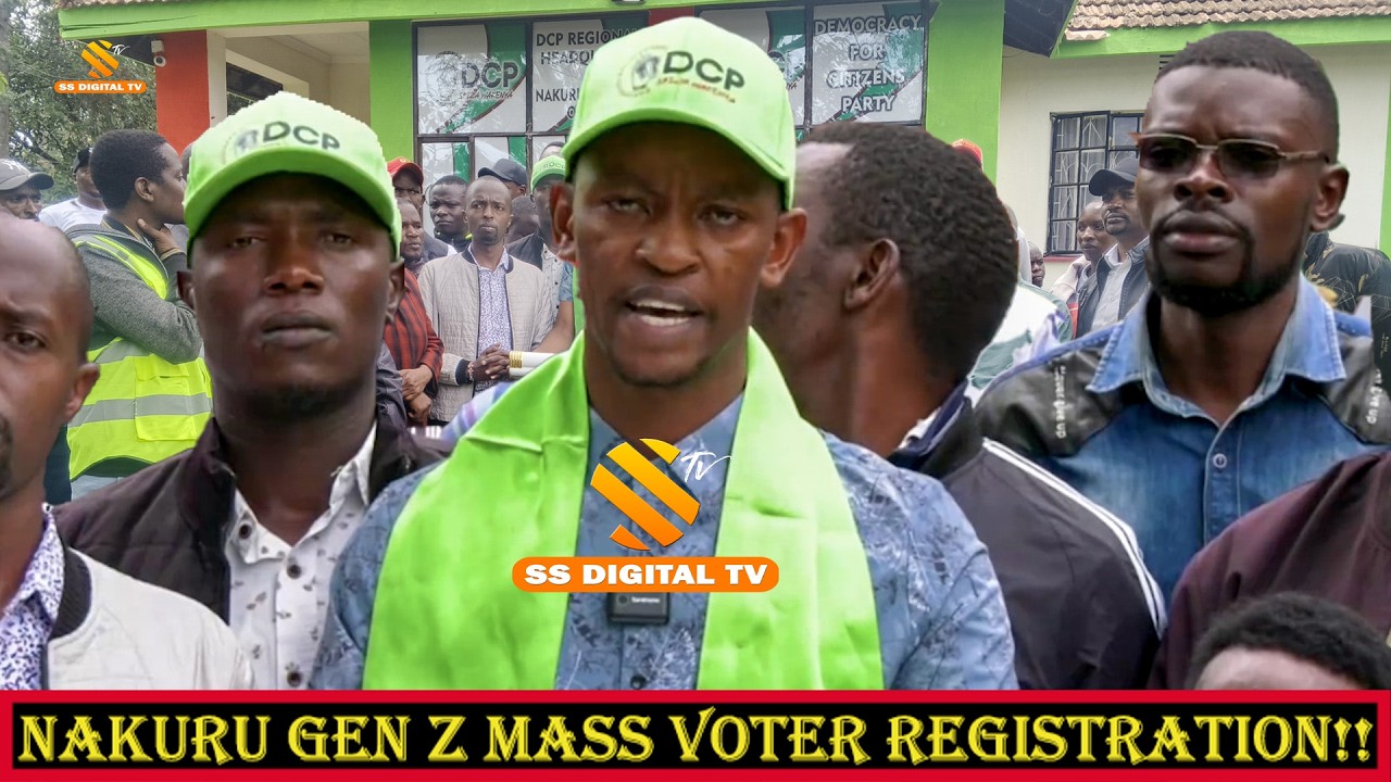 POWER!-Gachagua's DCP incoming Nakuru governor Ibrahim Karanja rallies Gen Z to register as voters