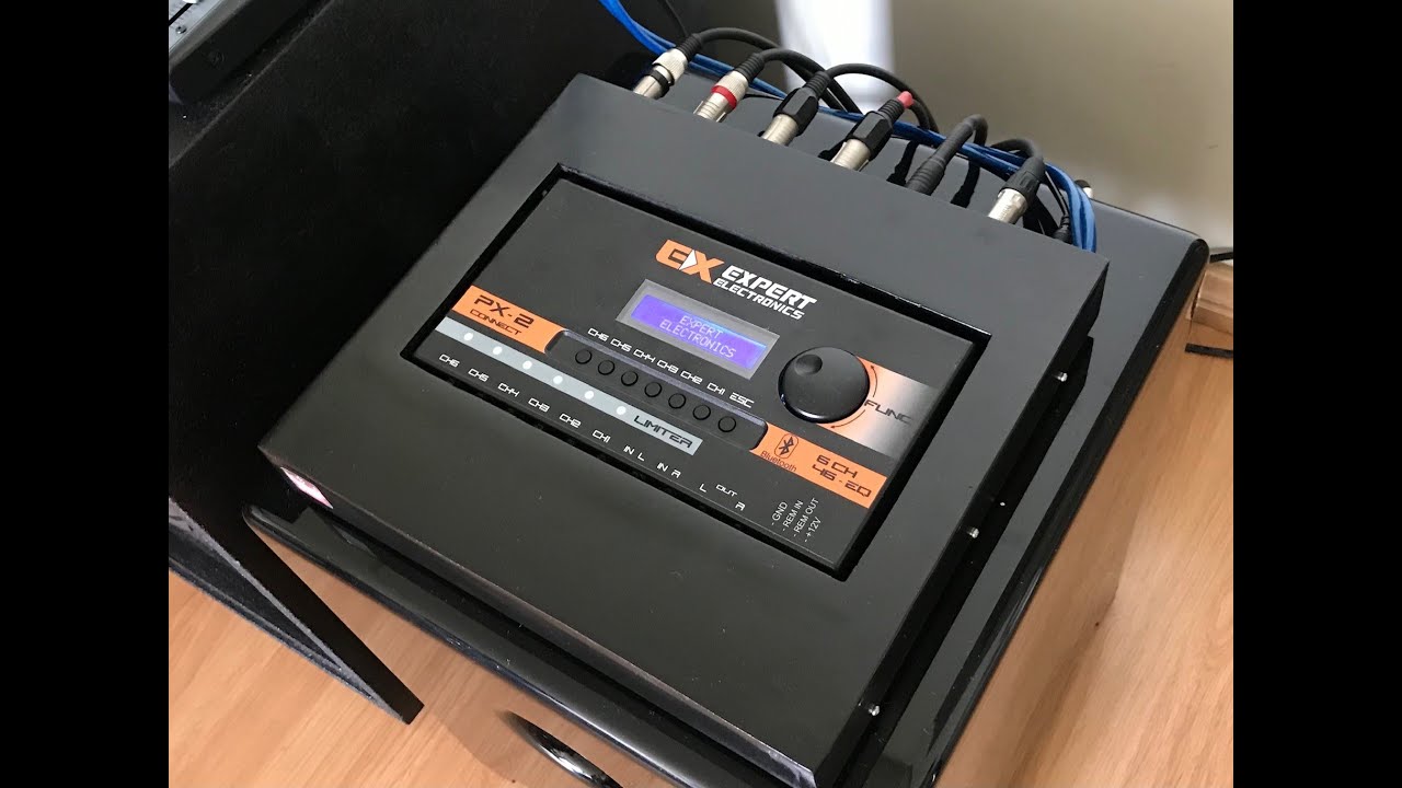 Processador de &Aacute;udio AUTOMOTIVO para uso em Som PROFISSIONAL (EXPERT PX2 Connect)
