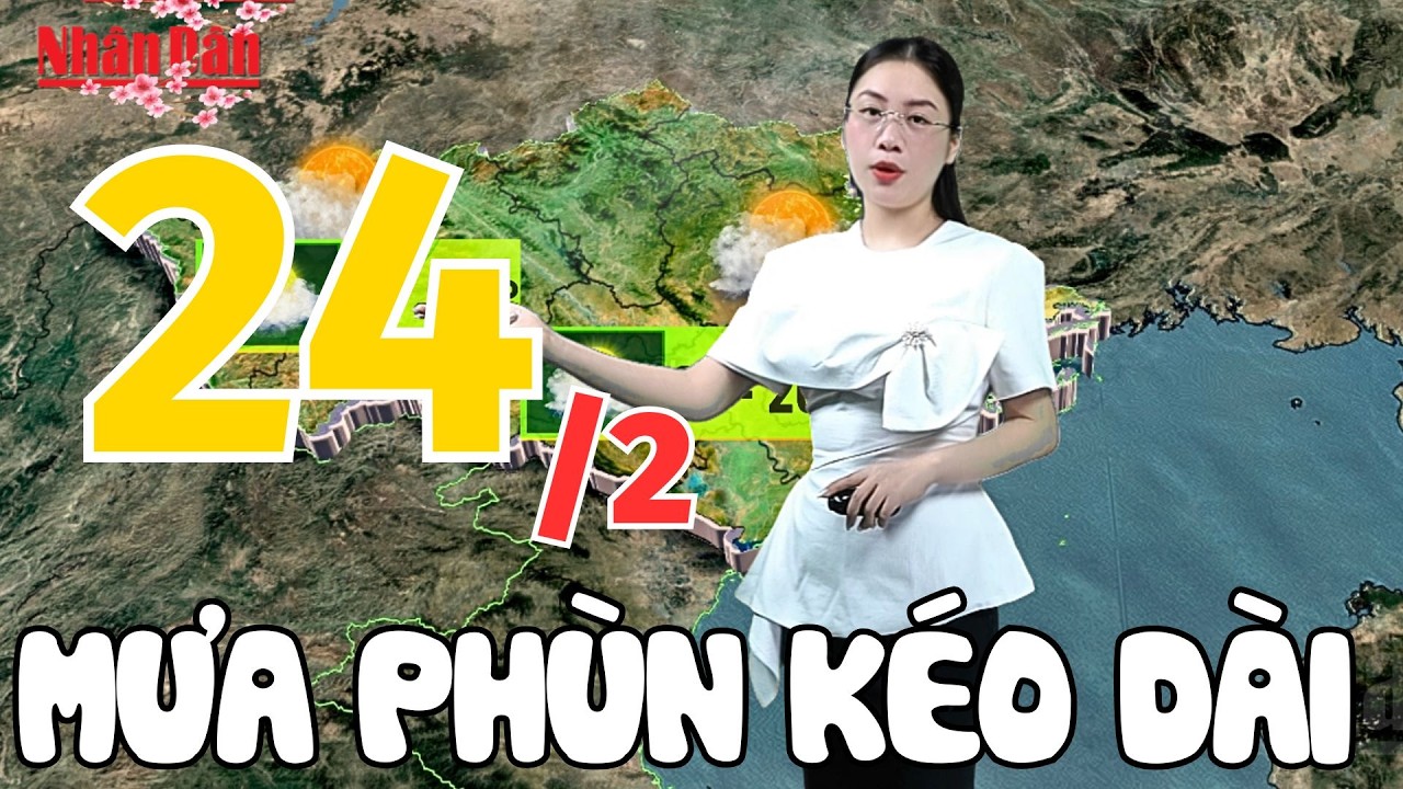 Dự báo thời tiết tối nay và ngày mai 24/2 | Dự báo thời tiết đêm nay mới nhất | Báo Nhân Dân