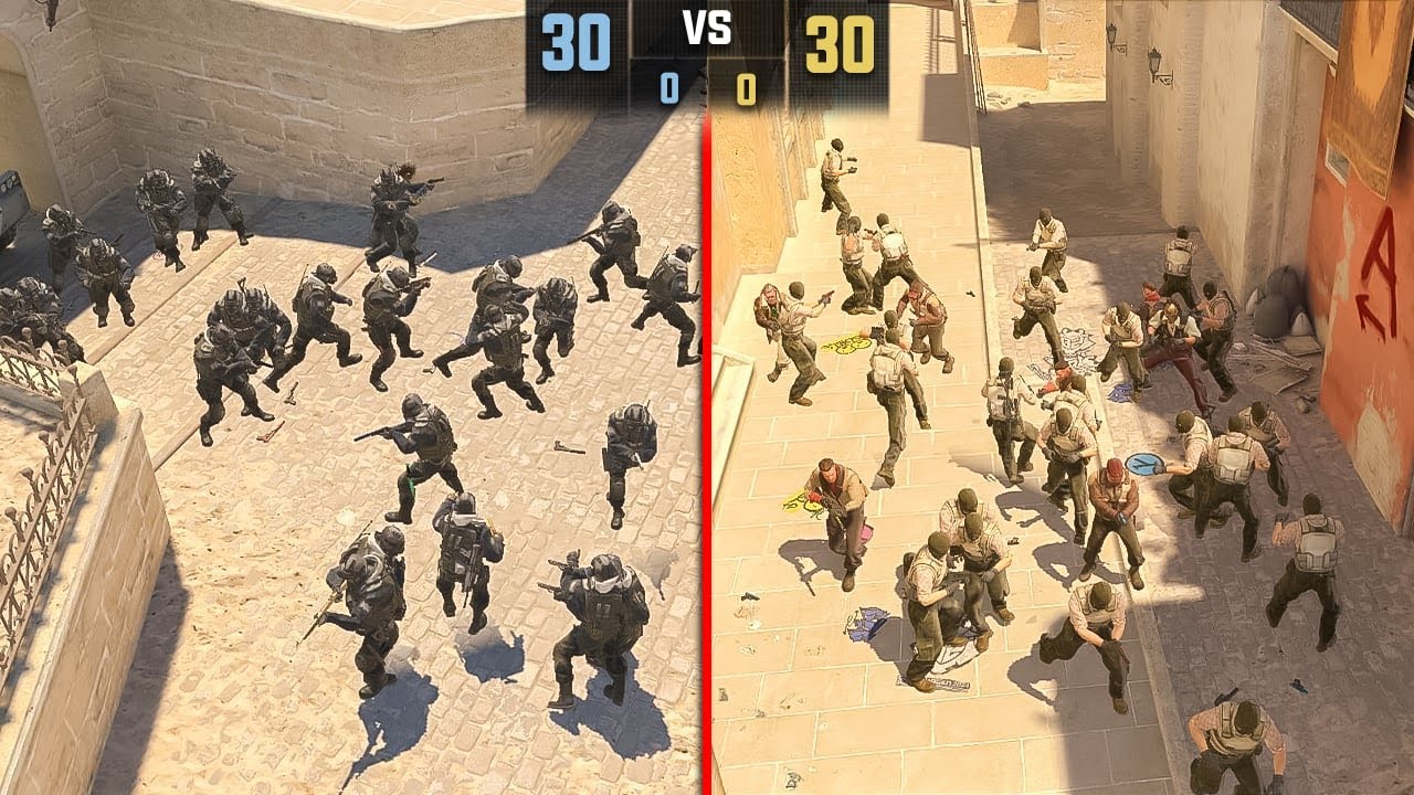 ZAGRALIŚMY MECZ 30vs30 W CS2!
