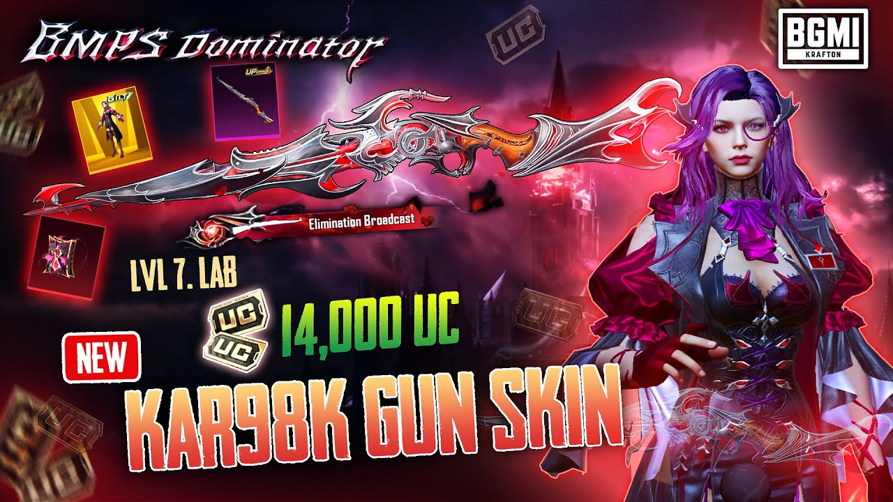 New BMPS dominator Crate | ThronMaker Kar98K Skin | 14K Uc Ultimate crate opening | BGMI