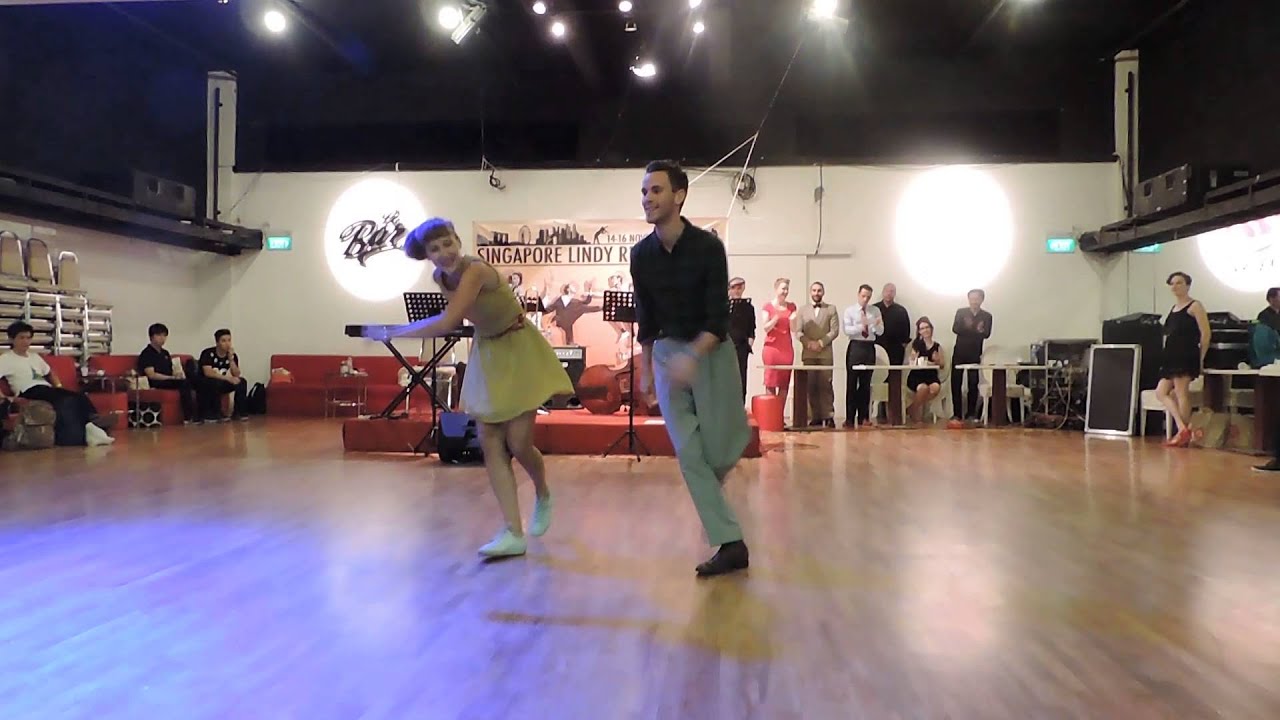 Singapore Lindy Revolution 2014-Fredrik Dahlberg and Mimmi Gunnarsson performance