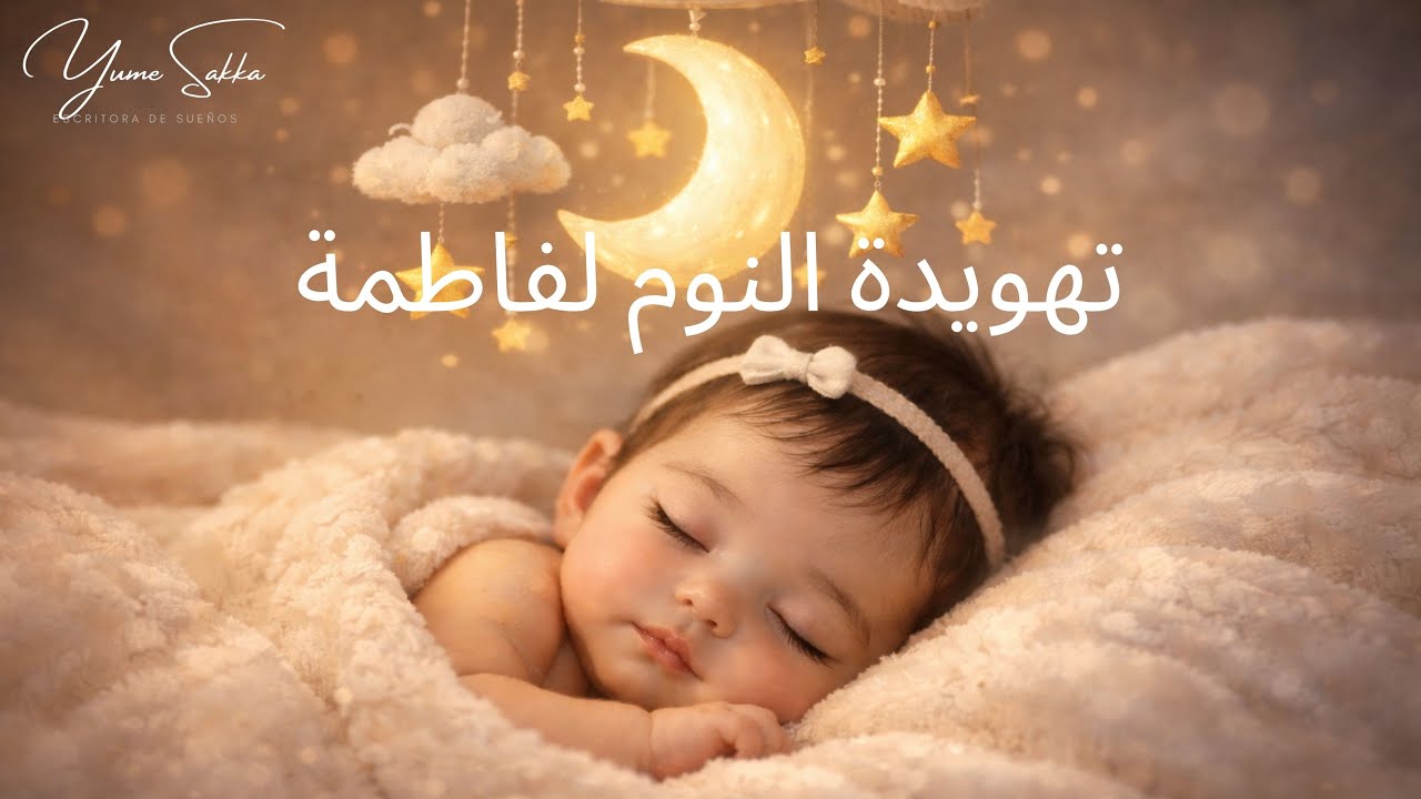 Fatima’s Lullaby 🌙 Arabic Baby Sleep Song | Personalized Lullaby for Newborns