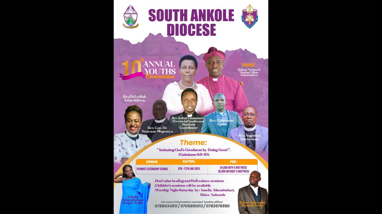South Ankole Diocese 10th Annual Youth Convention. Sunday Session