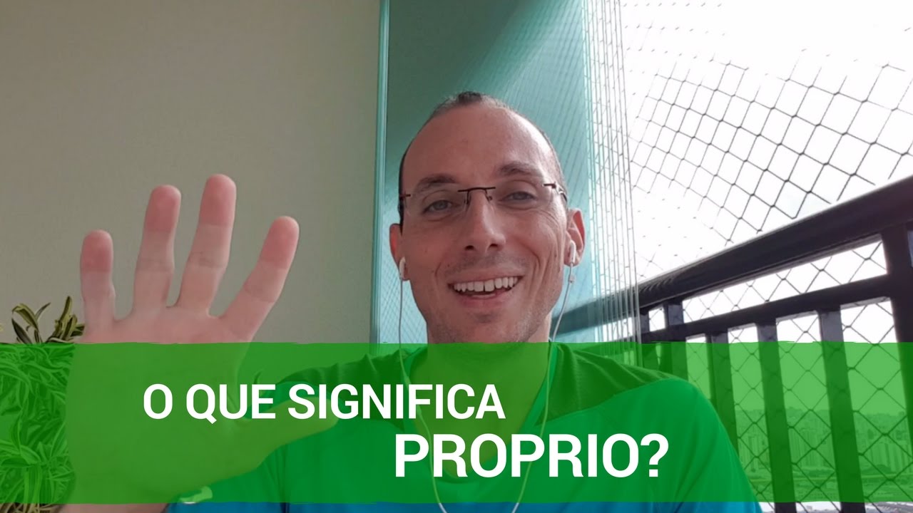 O que significa PROPRIO? I Vou Aprender Italiano I Vídeo 49 de 52