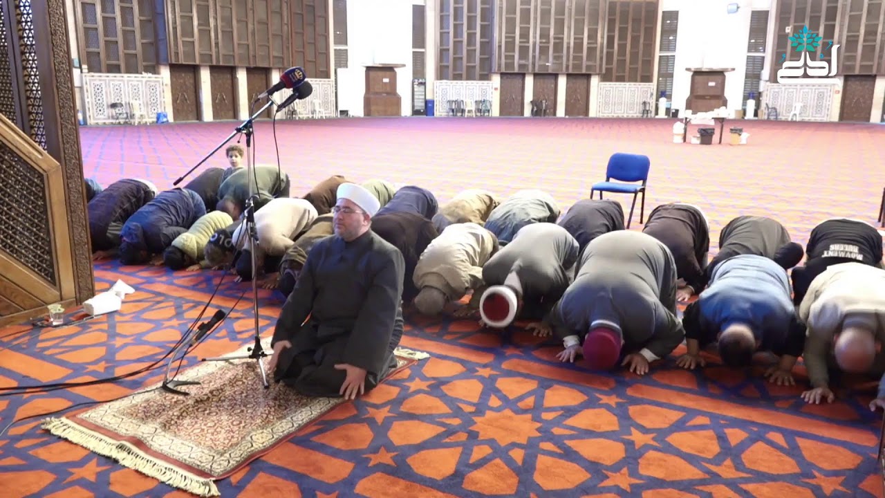 فترة الغروب من مسجد الملك المؤسس طيب الله ثراه في العاصمة عمان 12-3-2026م.