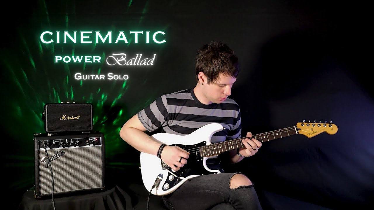 Cinematic Power Ballad Guitar Solo Improvisation