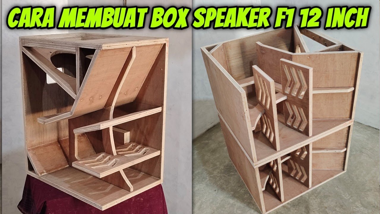 CARA MEMBUAT BOX SPEAKER F1 12INCH