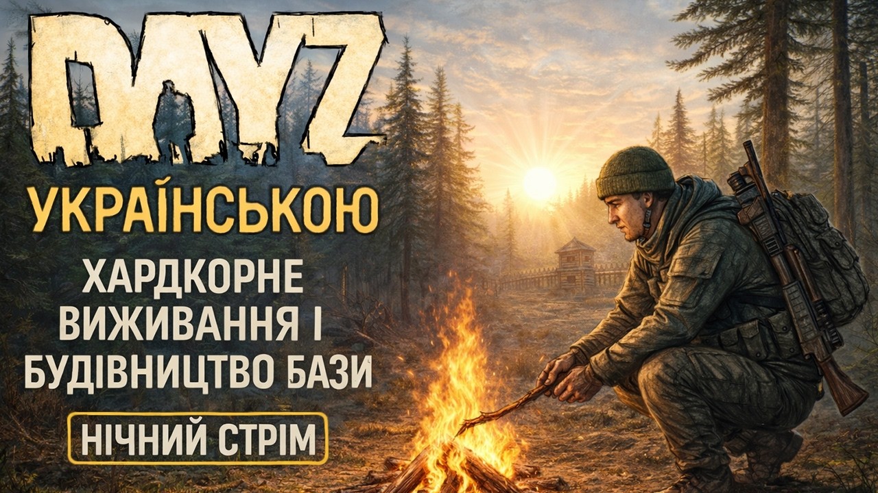 ТРИ ЖИТТЯ - ТРИ ФІНАЛИ⚡Хардкорне Виживання DayZ | Нічний стрім - УКРАЇНСЬКОЮ