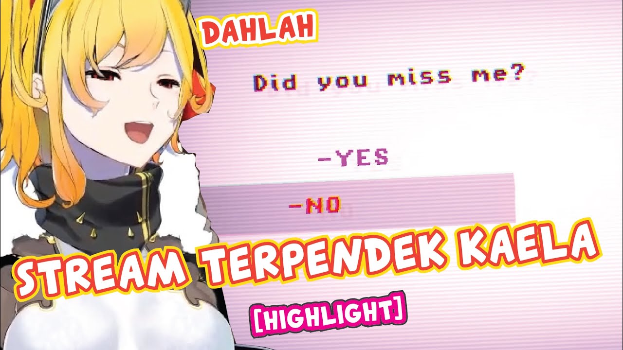 Gamenya Ngambek Ke Kaela Sampai di YEET Keluar [HIGHLIGHT] || Stream Kaela Terpendek!