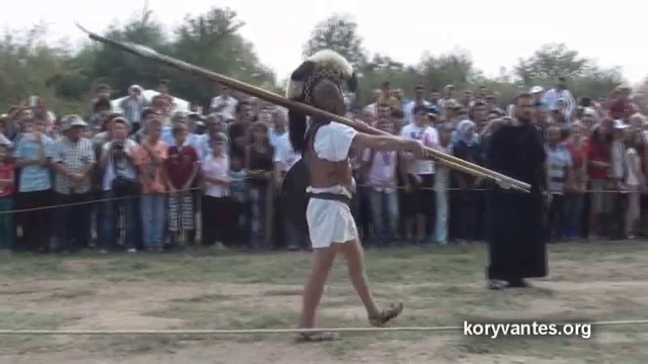 Sarissa pike Demonstration in BIGA 2014 / Turkey