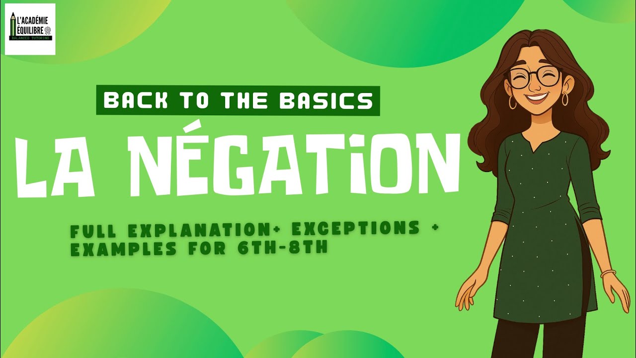 LA NÉGATION made EASY 🎓 | CBSE FRENCH | class 5th - 8th | BTB ep. 4