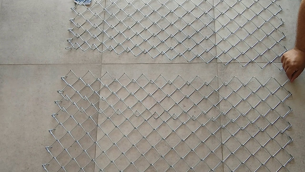 Como emendar no comprimento a tela de alambrado - Leia a descrição