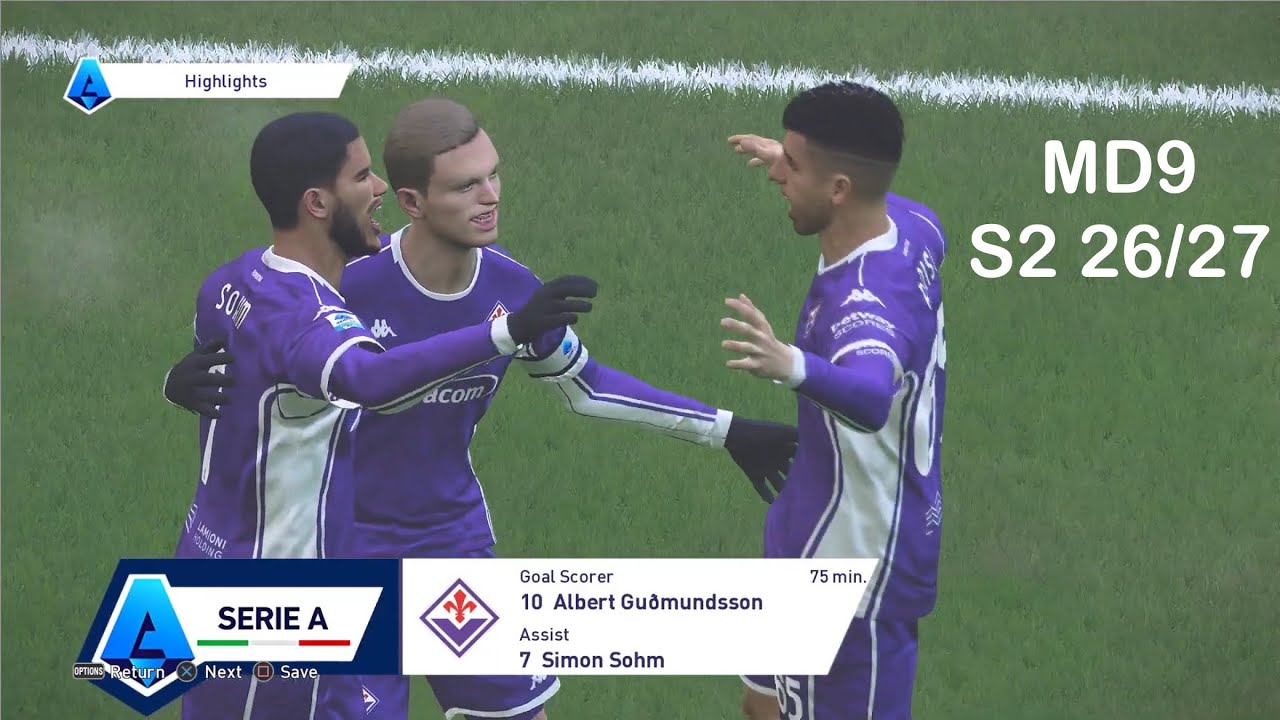 Football Life 2026 | FIORENTINA-VENEZIA 2-1 | HIGHLIGHTS | Master League Serie A S2 Matchday 9