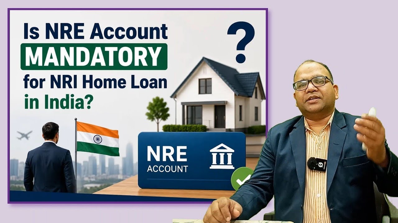 Is NRE Account mandatory for NRI Home Loan in India