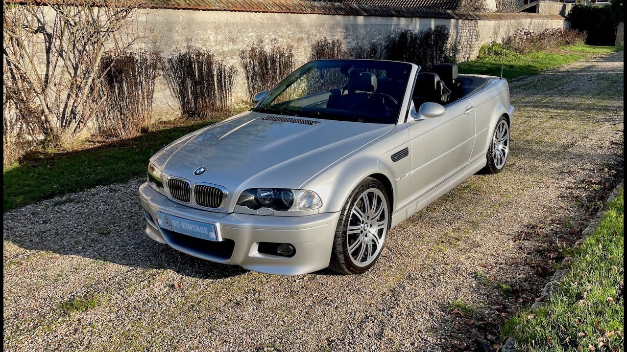 BMW M3 E46 cabriolet de 2002 vendue chez Gt Vintage Classic cars