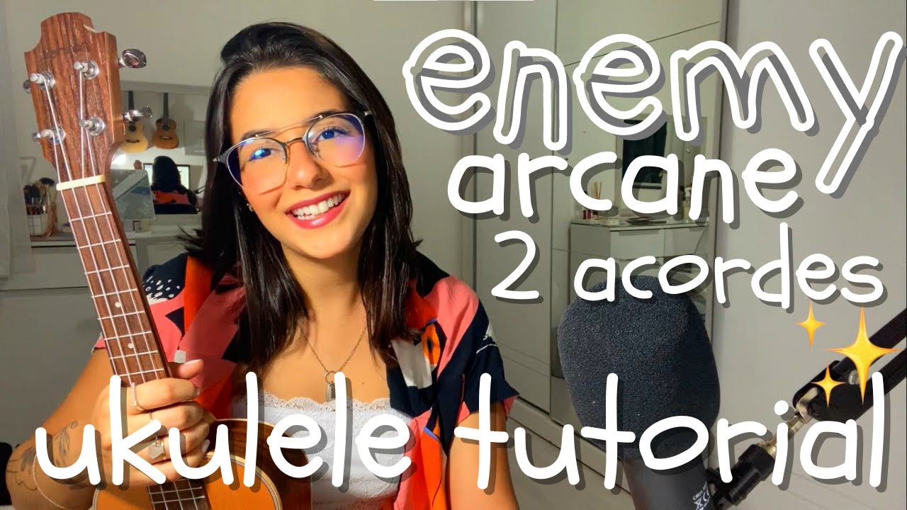 Como tocar Enemy - Imagine Dragons com apenas 2 ACORDES! || UKULELE TUTORIAL por Fernanda Gomes