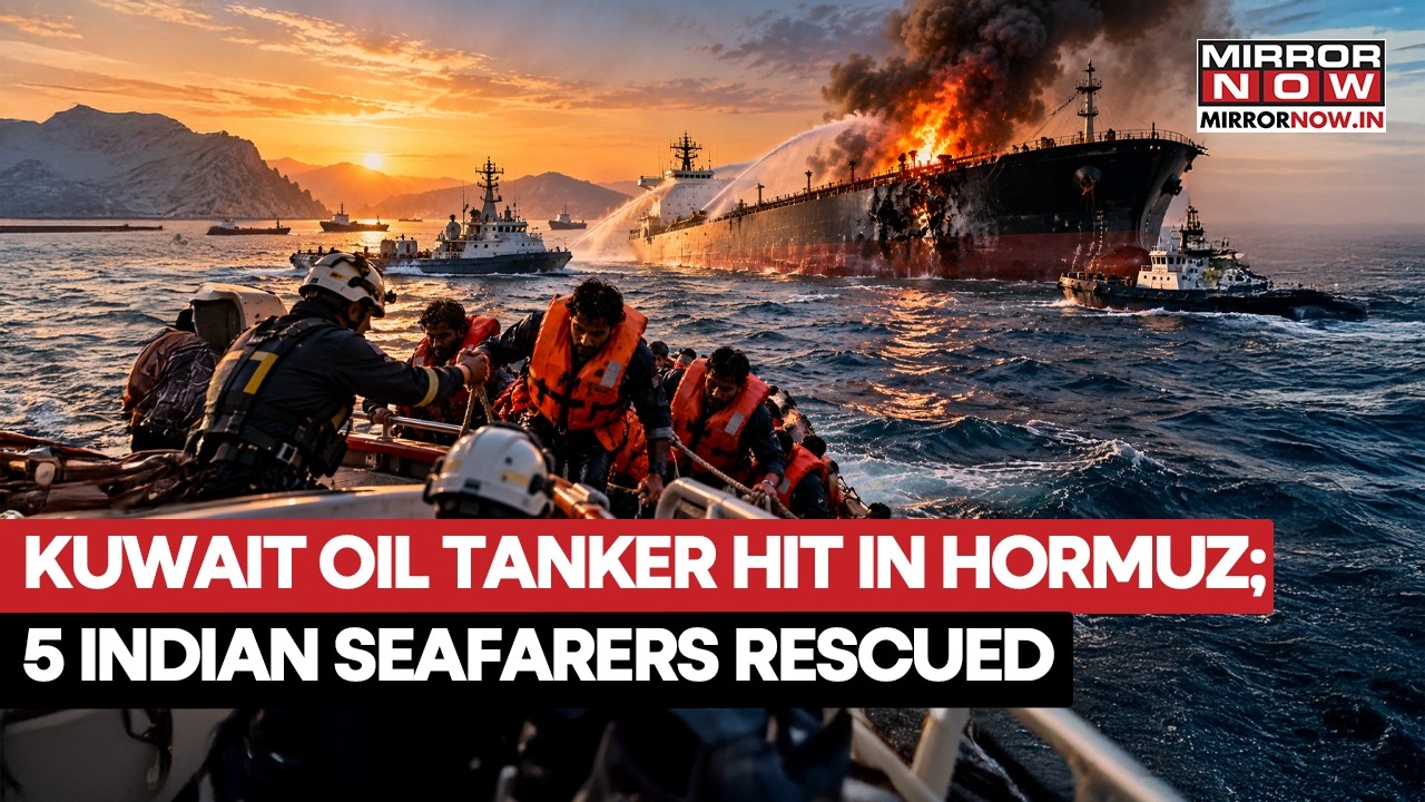 Oil Tanker BOMBED In Strait Of Hormuz! 5 Indian Seafarers Evacuated After Attack, MEA Says...
