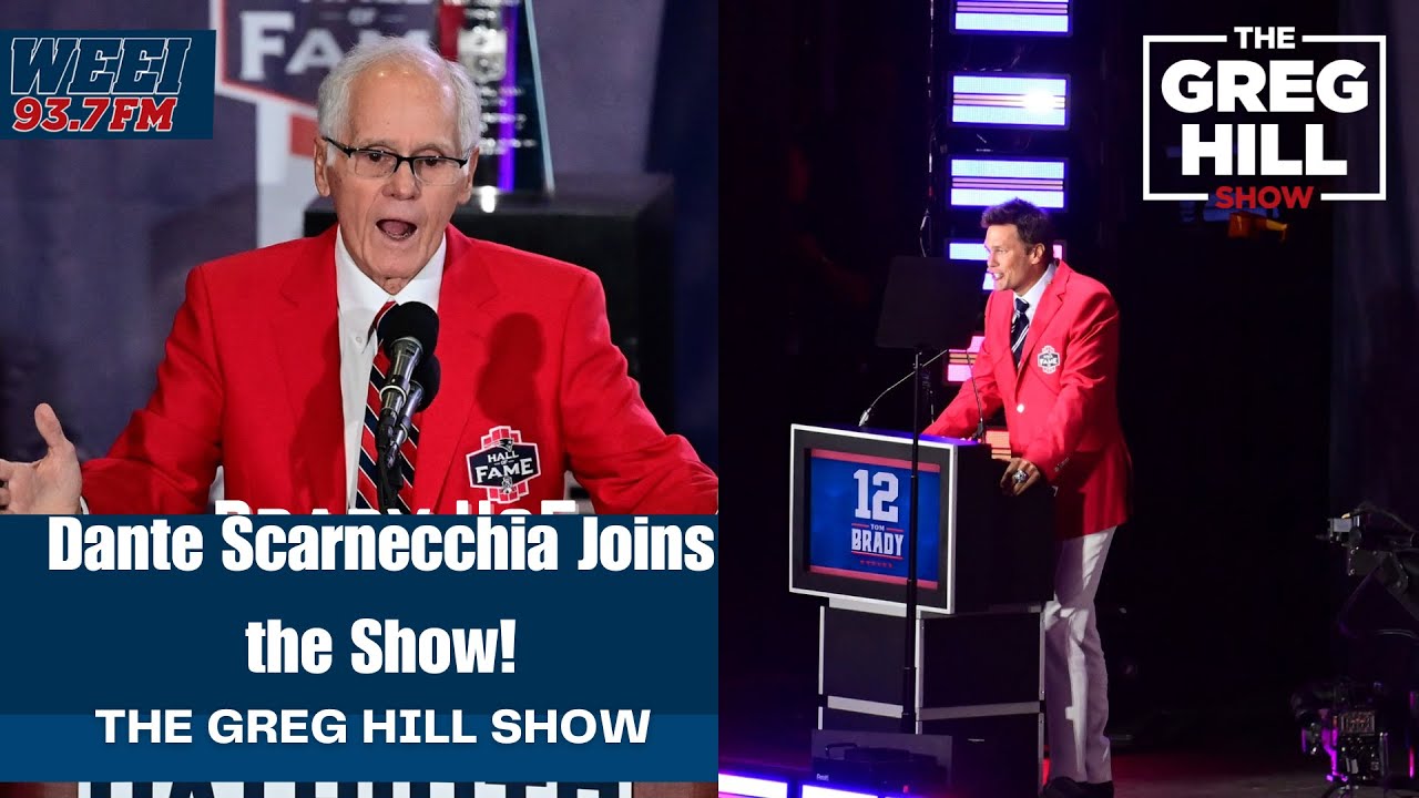 Foxborough was filled for Brady night! Former Pats Hall of Famer Dante Scarnecchia Joins the Show!