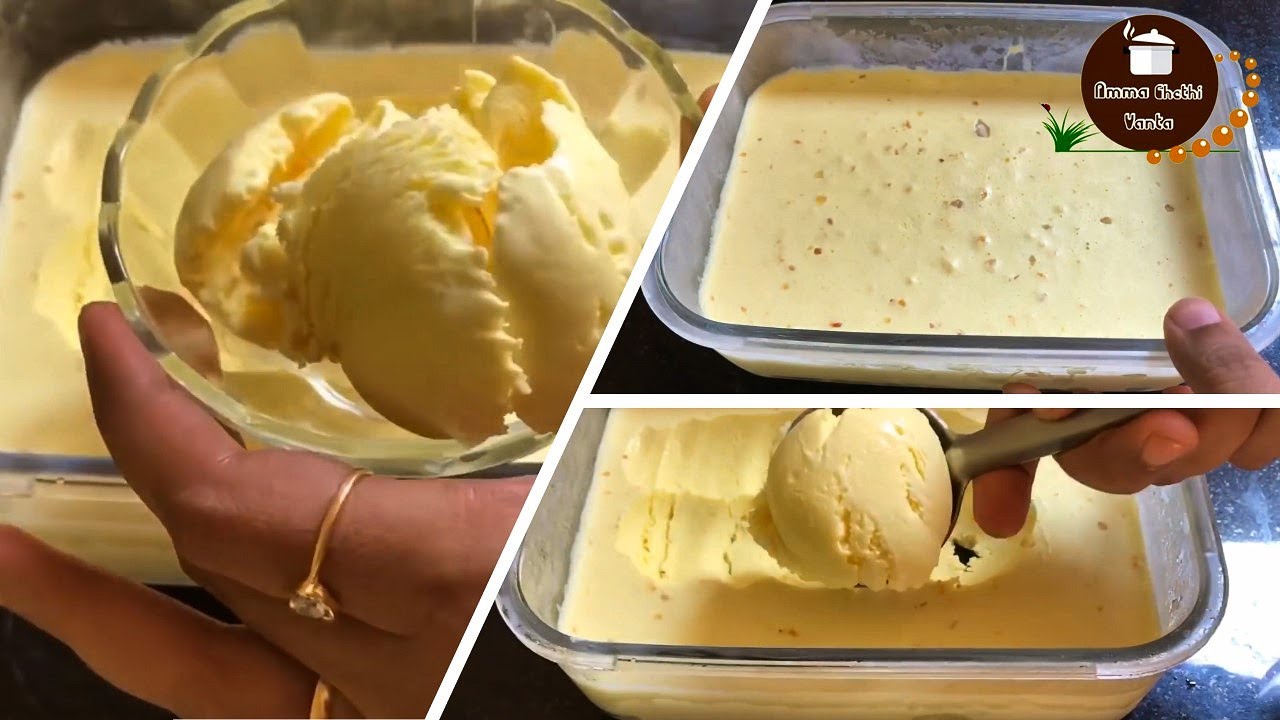 ఇంట్లోనే బటర్ స్కాచ్ ఐస్ క్రీమ్ సులభమైన పద్దతిలో | Easy Homemade Butterscotch Ice Cream In Telugu