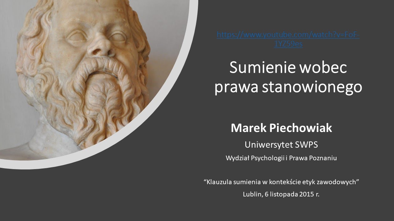 Sumienie wobec prawa stanowionego